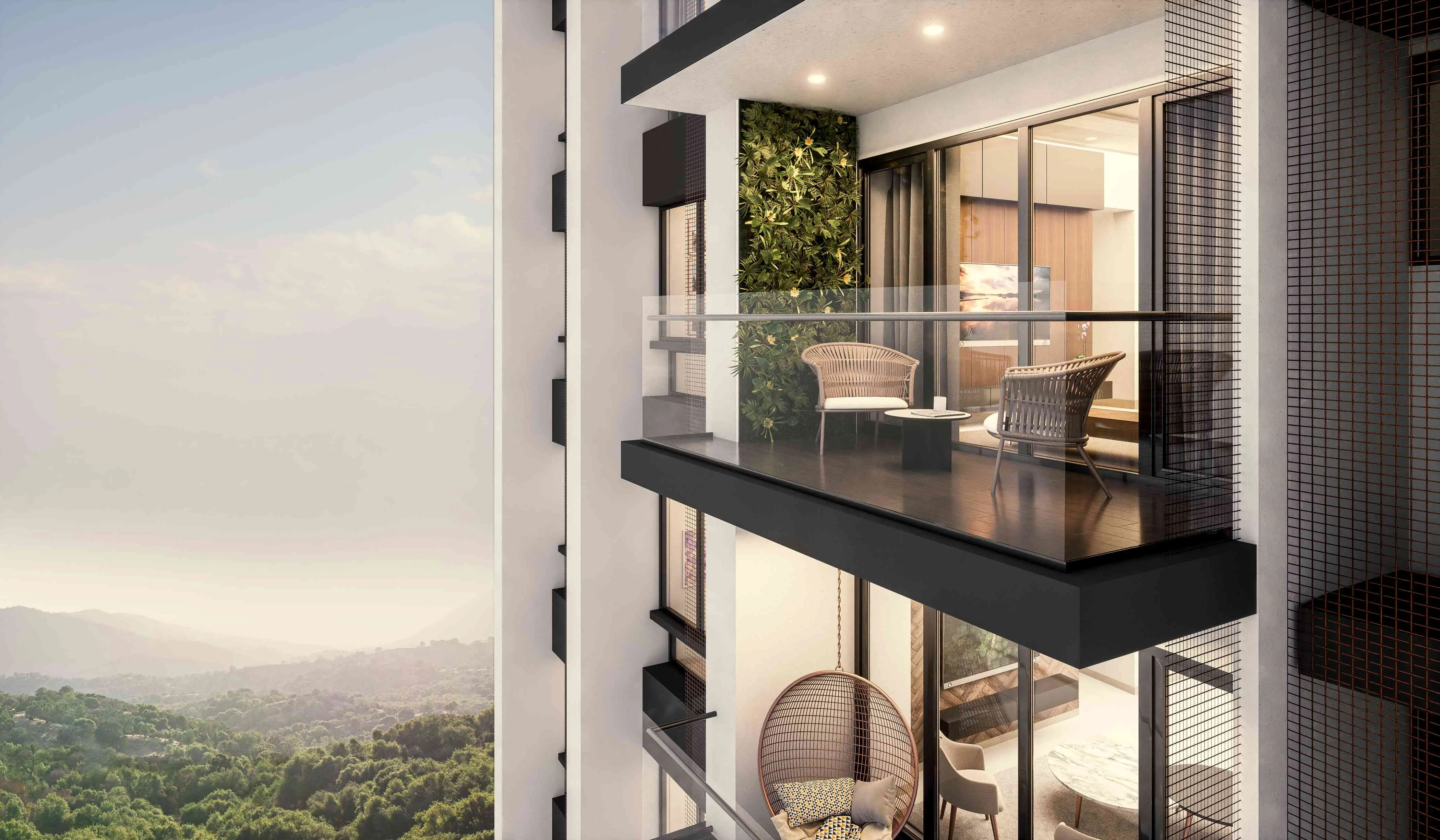 Runwal 25Hr Life Premium Balcony View Manpada Ghodbunder Road Thane West