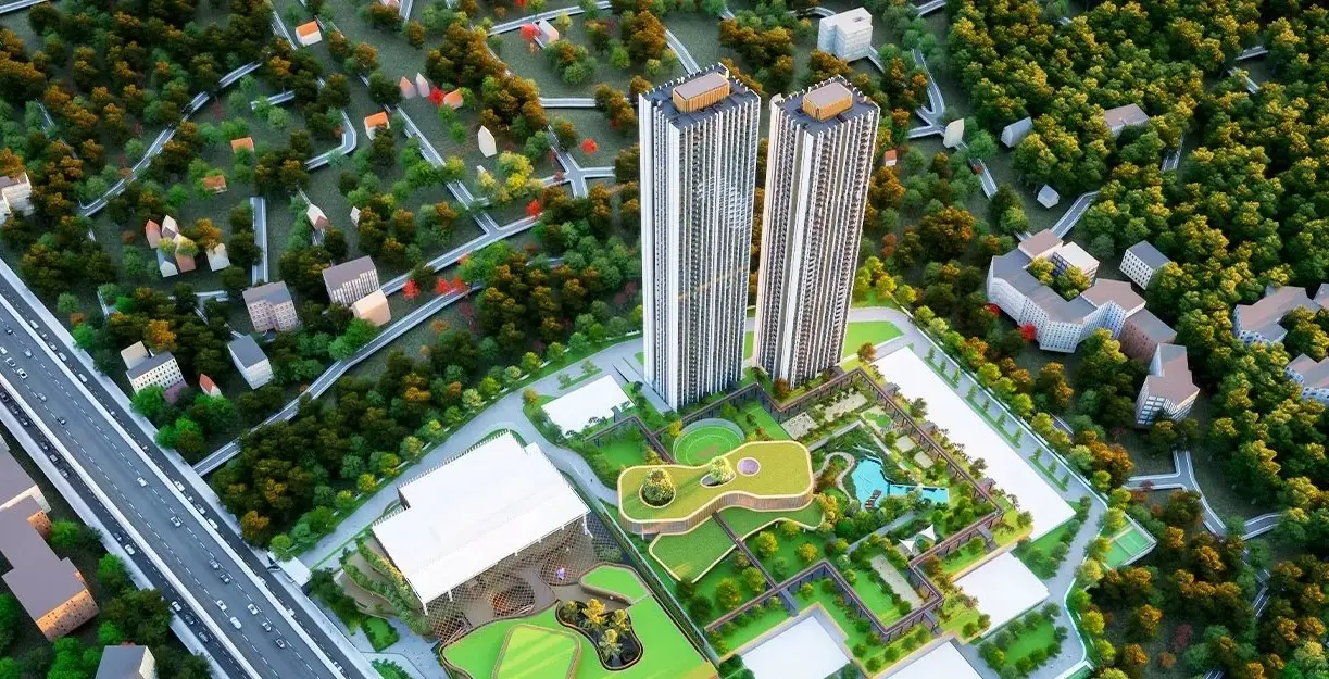 Runwal 25Hr Life Iconic High Rise Tower View Manpada Thane West